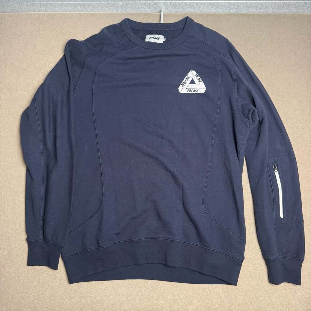 Palace Techie Ferg Crewneck Navy Sweatshirt XL